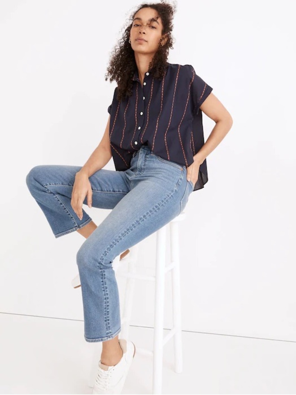 Madewell Cali Demi Boot Dorrance Wash Jeans